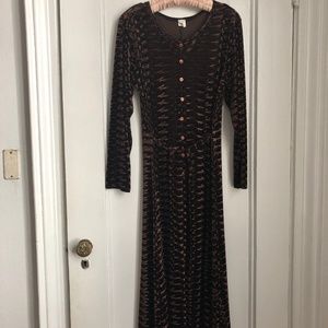 Velvet Brown Dress